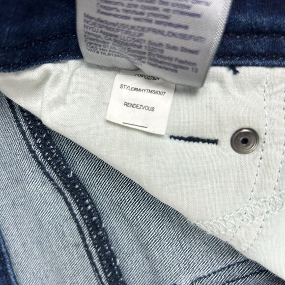 NYDJ Marilyn Straight Lift Tuck Technology Jeans Womens 10 Blue Medium Wash - Picture 10 of 11